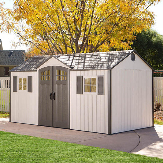 Lifetime 15 FT. X 8 FT. outdoor storage shed