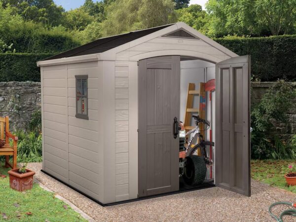 Shed 8×8 Foot Large Resin Outdoor Shed