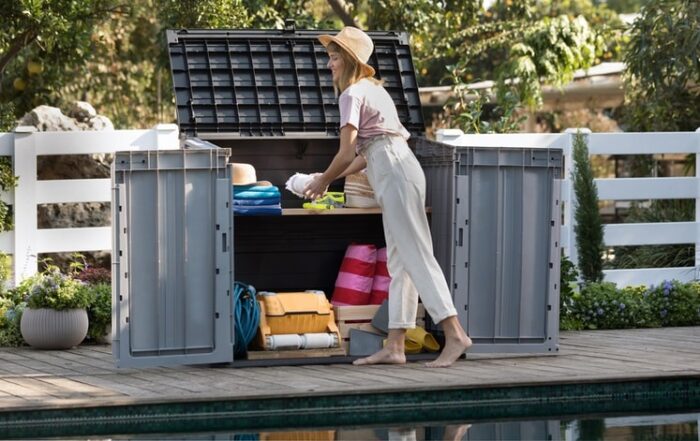 Outdoor Storage box Nova 880L Storage Box – Grey