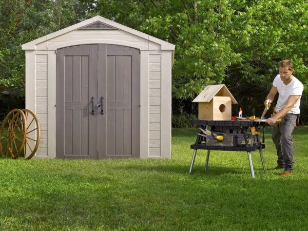 Shed 8×8 Foot Large Resin Outdoor Shed